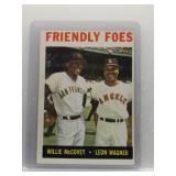 Willie McCovey & Leon Wagner 1964 Topps
