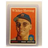 Whitey Herzog 1958 Topps