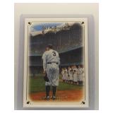 Babe Ruth farewell 2007 UD Masterpieces