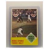 Roger Maris 1963 Topps World Series