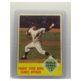 Whitey Ford 1963 Topps World Series