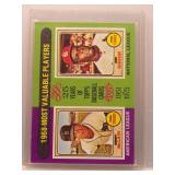 Denny McLain & Bob Gibson 1975 Topps MVPs