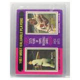 Mickey Mantle & Hank Aaron 1975 Topps MVPs