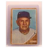 Casey Stengel 1962 Topps
