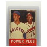 Ernie Banks & Hank Aaron 1963 Topps