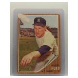 Whitey Ford 1962 Topps *paper loss