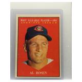 Al Rosen 1961 Topps MVPs