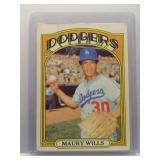 Maury WIlls 1972 Topps