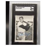 Willie Mays 1969 Topps Deckle SGC 2