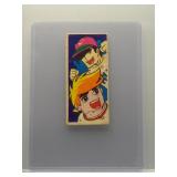 2 baseball players 1960s Menko Japanese cartoon