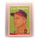 Lou Burdette 1958 Topps