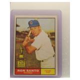 Ron Santo 1961 Topps rookie