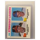 Nolan Ryan & Tom Seaver 1977 Topps leaders