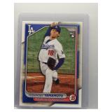 Yoshi Yamamoto 2024 Bowman rookie