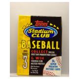 1993 Stadium Club Series 3 Baseball Sealed Pack