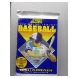 1992 Score Baseball Series 1 Sealed Pack