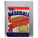1986 Fleer Limited Edition Baseball League...