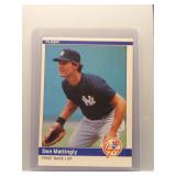 Don Mattingly 1984 Fleer rookie