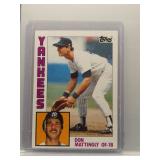 Don Mattingly 1984 Topps rookie