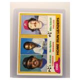 Reggie Jackson & Mike Schmidt 1981 Topps leaders
