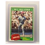 Mike Schmidt 1981 Topps All-Star