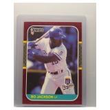 Bo Jackson 1987 Donruss Opening Day rookie