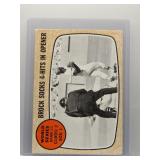 Lou Brock 1968 Topps World Series