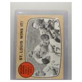 St. Louis Wins It 1968 Topps World Series