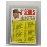 Willie Mays 1967 Topps checklist