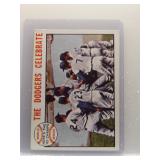 Dodgers celebrate 1964 Topps World Series
