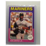 Ken Griffey, Jr. 1991 promo 1975 Topps style