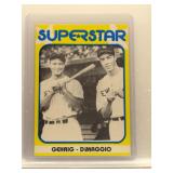 Lou Gehrig & Joe DiMaggio 1980 TCMA Superstars