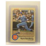Ryne Sandberg 1983 Fleer rookie
