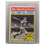Lou Gehrig 1976 Topps All-Time All-Stars