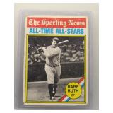 Babe Ruth 1976 Topps All-Time All-Stars