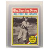 Walter Johnson 1976 Topps All-Time All-Stars