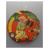 Batter & Catcher 1950s Menko disc cartoon