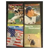 Lot of 4 1960s Sports Illustrated magazines