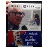 1998 Cubs program Harry Caray cover