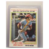 Pete Rose 1978 Topps Record Breaker