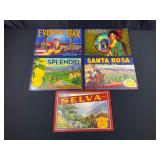 Vintage Branded Lemons ï¿½Crateï¿½ Advertisements