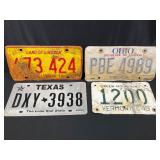 Assorted License Plates Lot 1