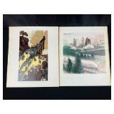 Vintage Chinese Art Prints 12.5ï¿½x15ï¿½ Lot 1