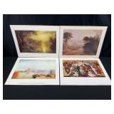 Assorted Artists Prints Hard Card Stock 11x14 #1