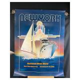 NY National Boat Show 1981 Poster 21ï¿½x28ï¿½