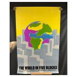 ï¿½The World in Five Blocksï¿½ Double Sided Poster