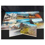 Assortment of Vintage Landscape Prints 10.25x12.25