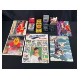 Assortment of Sports Memorabilia and cards