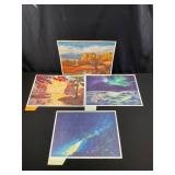 Vintage Educational Prints by Artist Tom Newsom