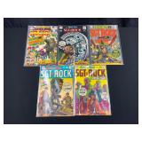 Assorted DC Comics Our Army at War Sgt Rock Lot 6